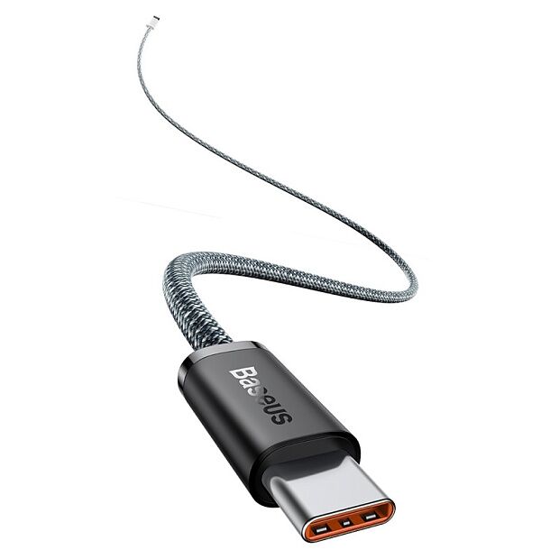 Кабель USB-C BASEUS Dynamic Series Fast Charging, Type-C-Type-C, 5A, 100W, 1 м (серый) (CALD000216) - 7
