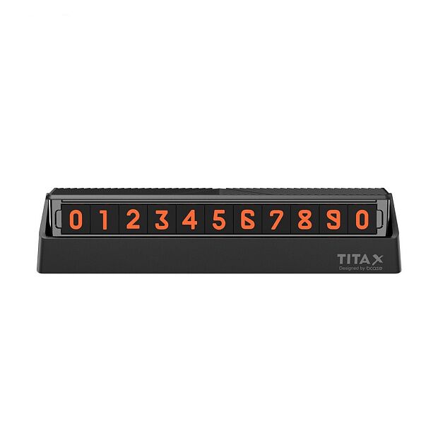 Наборная автовизитка TITA-X Temporary Parking Card - 1