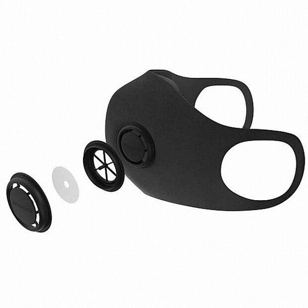 Маска-респиратор класс защиты FFP2 Smartmi Hize Masks Size L (Black) - 4