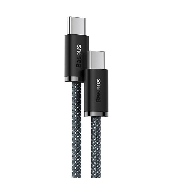 Кабель USB-C BASEUS Dynamic Series Fast Charging, Type-C-Type-C, 5A, 100W, 1 м (серый) (CALD000216) - 1