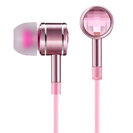 Наушники 1More Swarovski Crystal In-Ear Headphones (Pink/Розовый) 