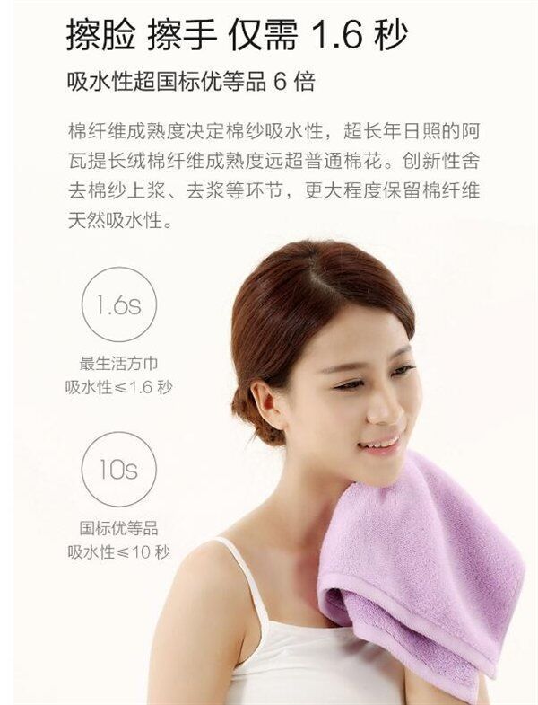 Девушка с полотенцем Xiaomi ZSH 