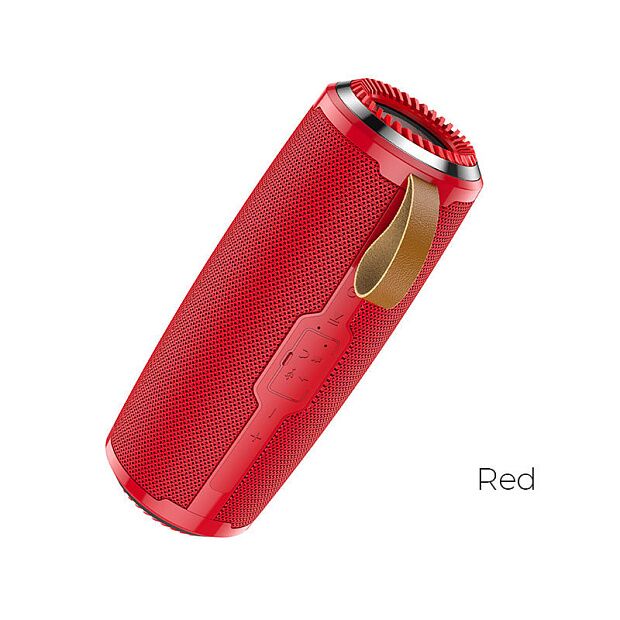 Колонка Hoco BS38 Bluetooth 5.0 2*3W 1200mAh (Red) - 4