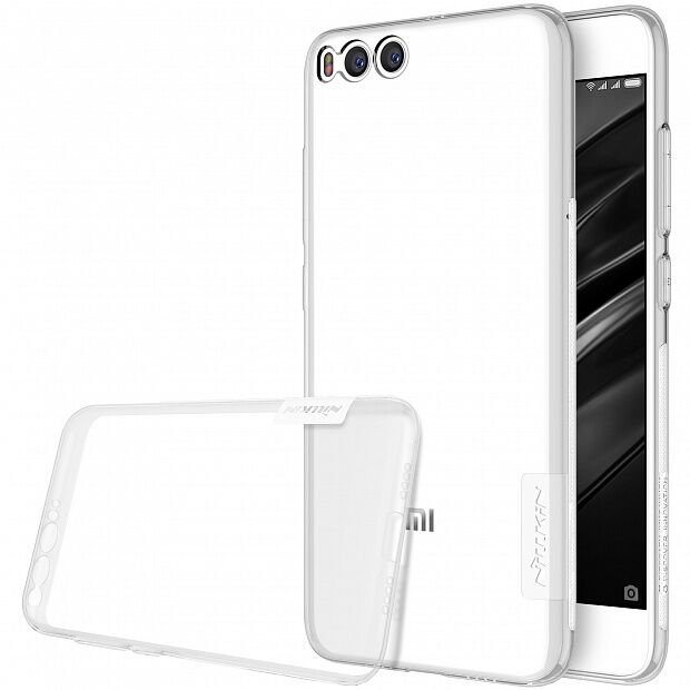 Чехол для Xiaomi Mi 6 Nillkin TPU Case (Transparent/Прозрачный) 