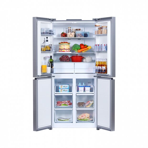 Холодильник Mijia Air-Cooled Cross Four-Door Refrigerator 486L (Grey/Серый) - 2