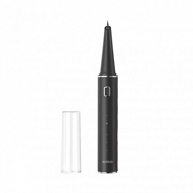 Умный ультразвуковой скалер для чистки зубов Sunuo T12 Pro Smart Visual Ultrasoniс (Black) - 1