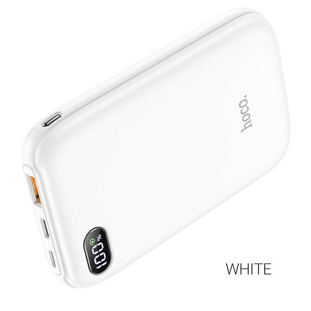 Внешний аккумулятор Hoco Q2 10000mAh 2USB 3.0A PD (White) - 1