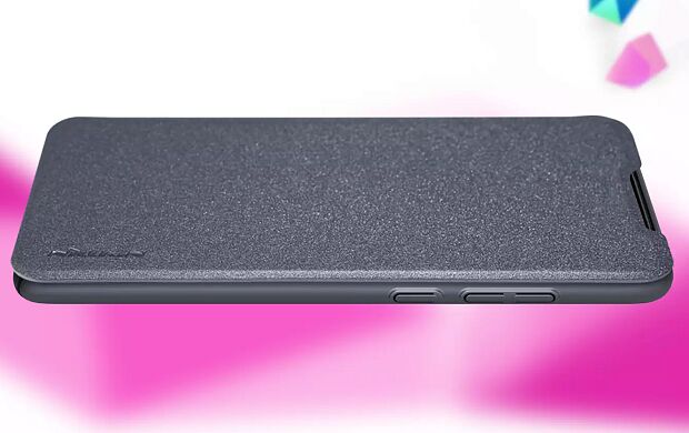Чехол для Redmi Note 8 Nillkin Sparkle Leather Case (Grey/Серый) - 5