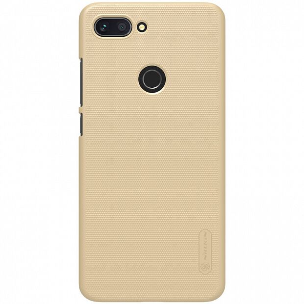 Чехол для Xiaomi Mi 8 Lite Nillkin Super Frosted Shield (Gold/Золотистый) : отзывы и обзоры - 1