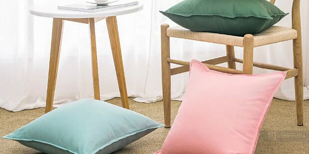 Хлопковая подушка Xiaomi Nightly Chrome Style Pillow (Pink/Розовый) - 2