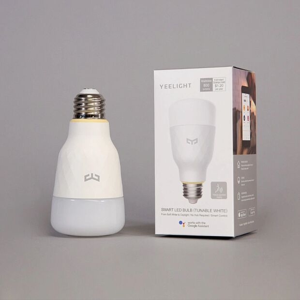 Умная лампочка Yeelight Smart LED Bulb 1S E27 8.5Вт 1SE YLDP001 (White) - 6