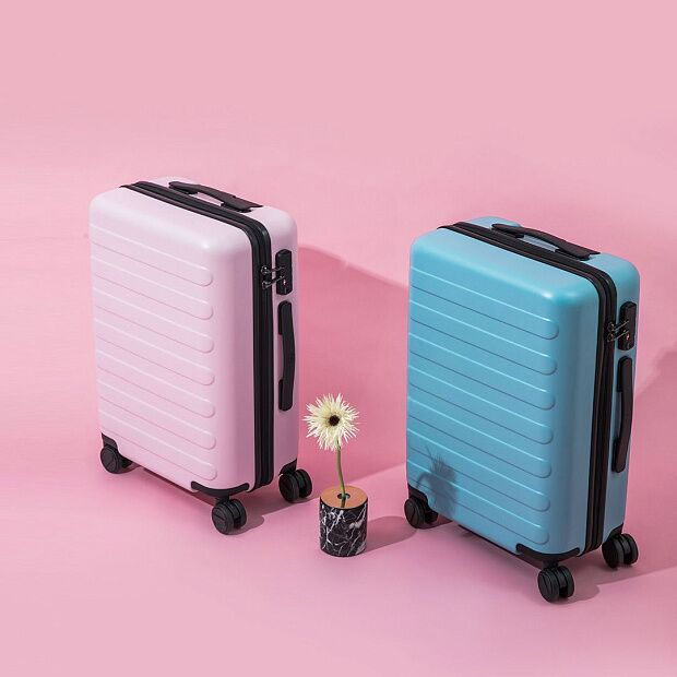 Чемодан 90 Points Rhine Flower Suitcase 20 (Pink/Розовый) : отзывы и обзоры - 2