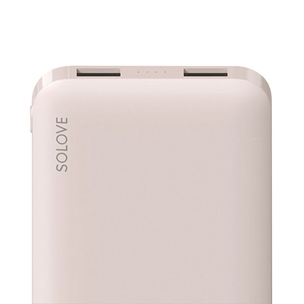 Внешний аккумулятор Solove Power Bank 001M 10000mAh (Pink) - 5