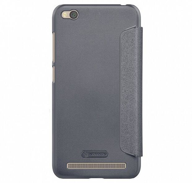 Чехол для Xiaomi Redmi 5A Nillkin Sparkle Leather Case (Grey/Серый) - 5