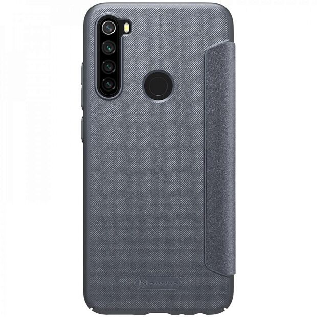 Чехол для Redmi Note 8 Nillkin Sparkle Leather Case (Grey/Серый) - 1