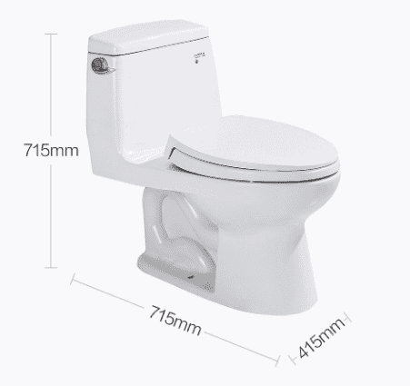 Умный унитаз Xiaomi Toto Zhijie Ceramic Toilet (White/Белый) - 2