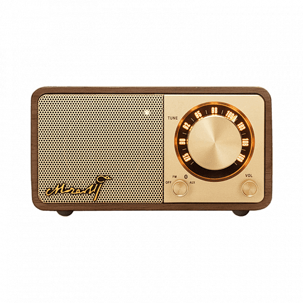 Xiaomi Sangean Into Mozart Retro Portable Speaker Radio (Gold) - 1
